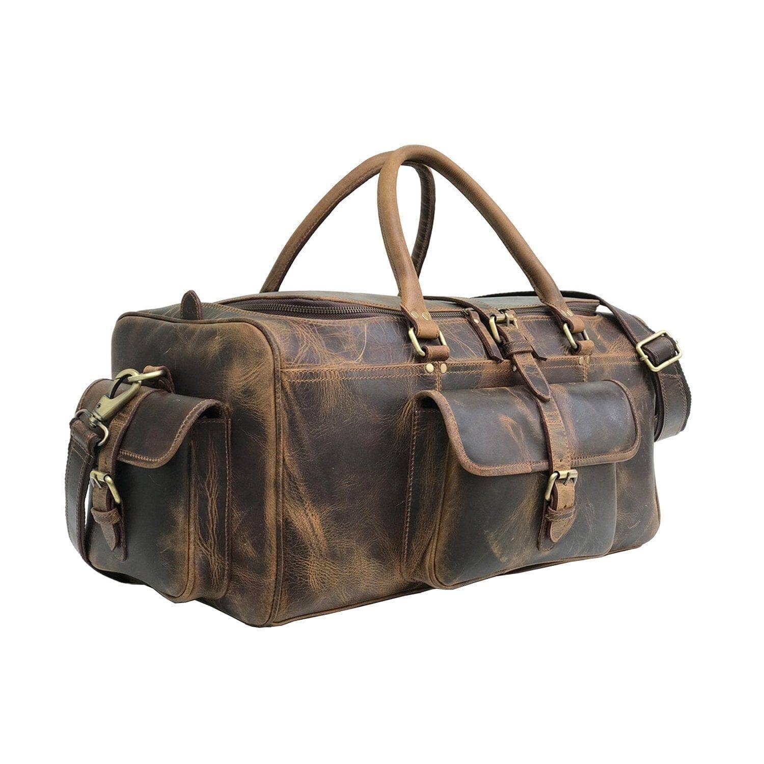 Classy Leather Bags - Wholesale Weekender Bag - Men's - Roosevelt Buffalo Weekender2