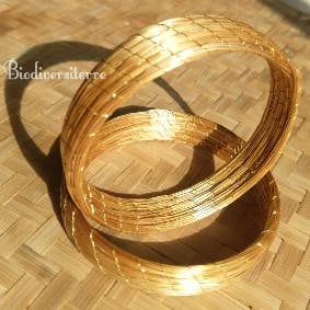 Biodiversiterre - Venta al por mayor Brazalete - Pulsera Origine cosida en capim dourado, «oro vegetal»
