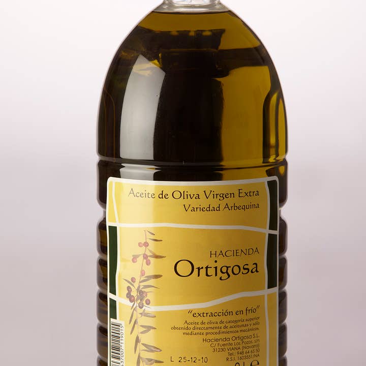HACIENDA ORTIGOSA - Venta al por mayor Aceite de oliva - Garrafa 2 litros aceite de oliva virgen extra 100% arbequina