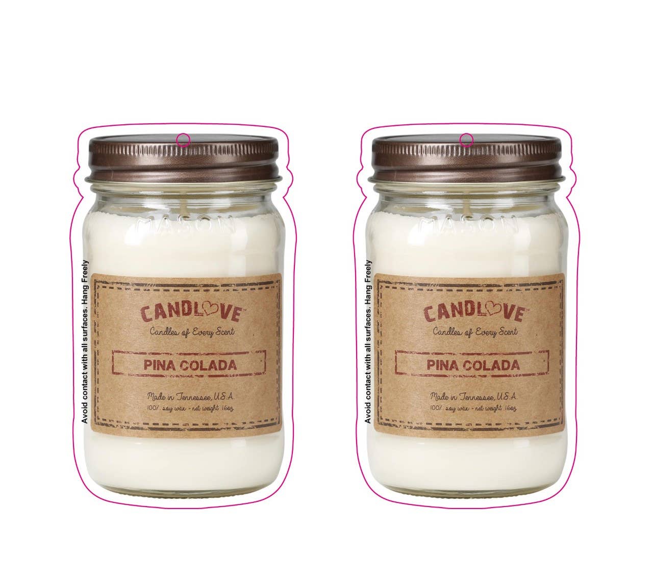 CANDLOVE CANDLE CO - Wholesale Car Freshener - Unisex - CANDLOVE Strong Scented Car Freshner 16 Scents (1x Peice)5