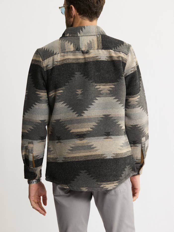 JACHS NY - Wholesale Button Down Shirt - Men's - Unlined Wool Blend Overshirt8