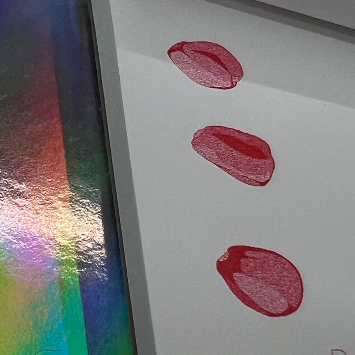 Punch Kiss Press - Wholesale Notepad - Pomegranate Seeds Risograph Printed Notepad1