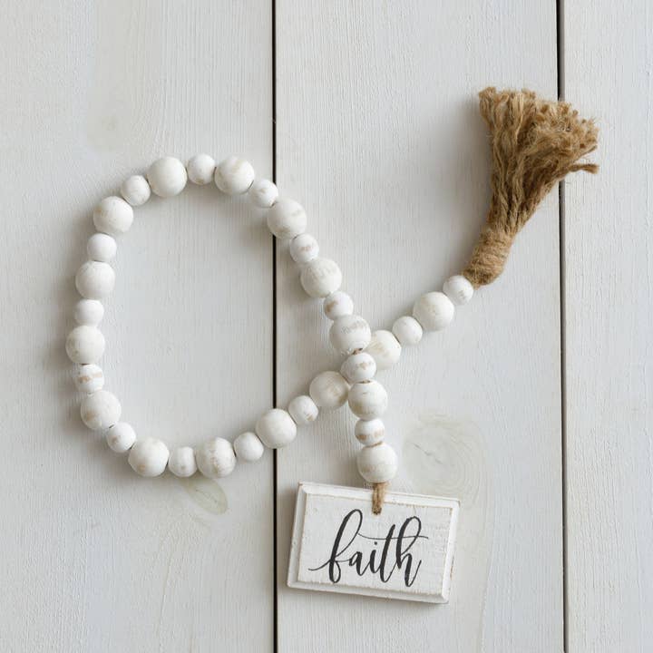 Farmhouse Beads - Glaube (PC) für den Großhandel von Audrey's Home & Gift