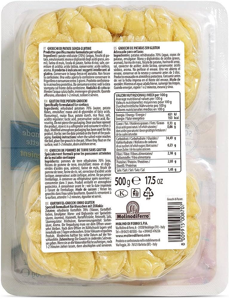 Gluten Free Palace - Wholesale Pasta - Le Veneziane Potato Gnocchi3