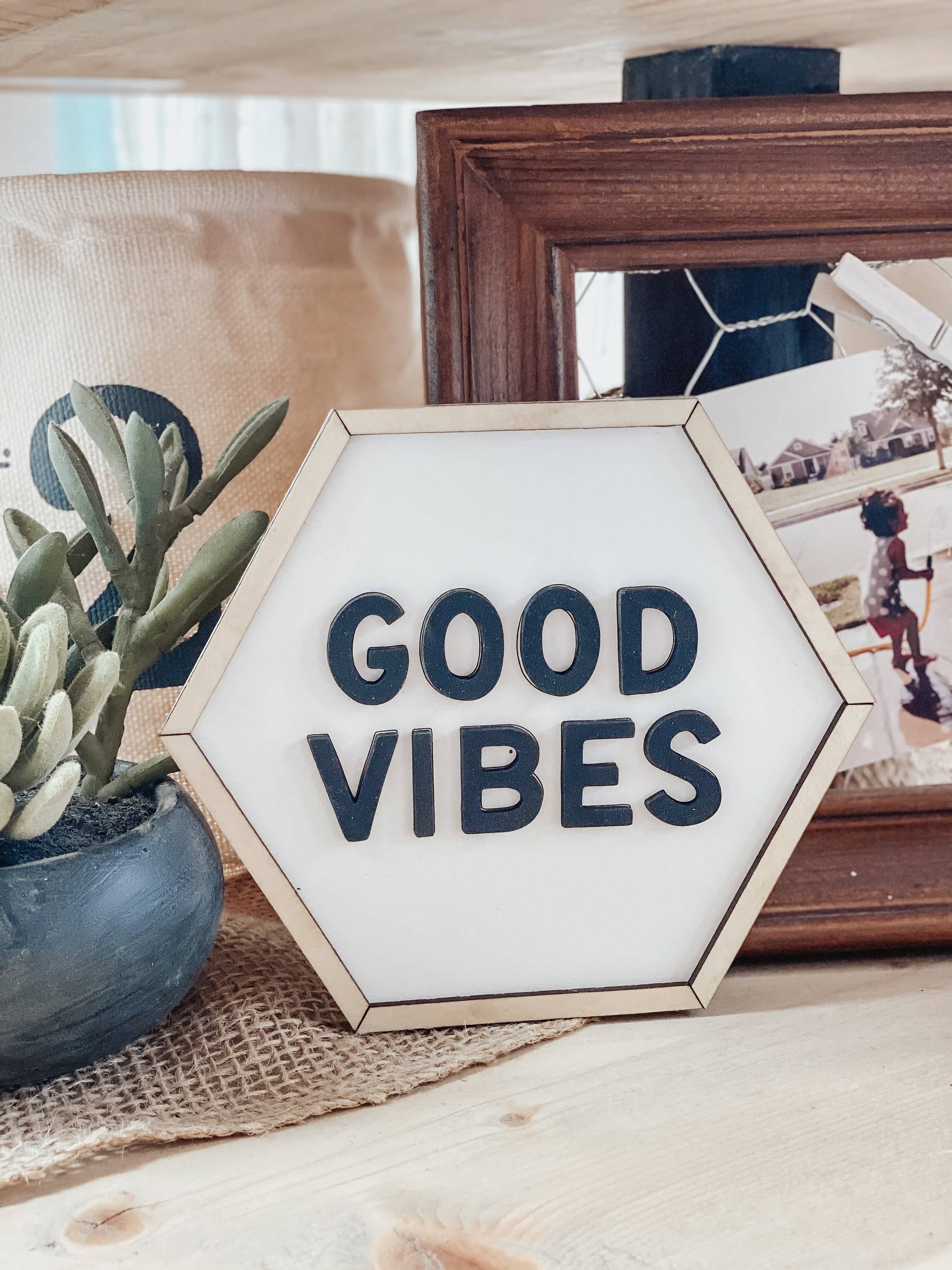 Magnolia Makers - Wholesale Decorative Tray - Good Vibes Tiered Tray Decor2