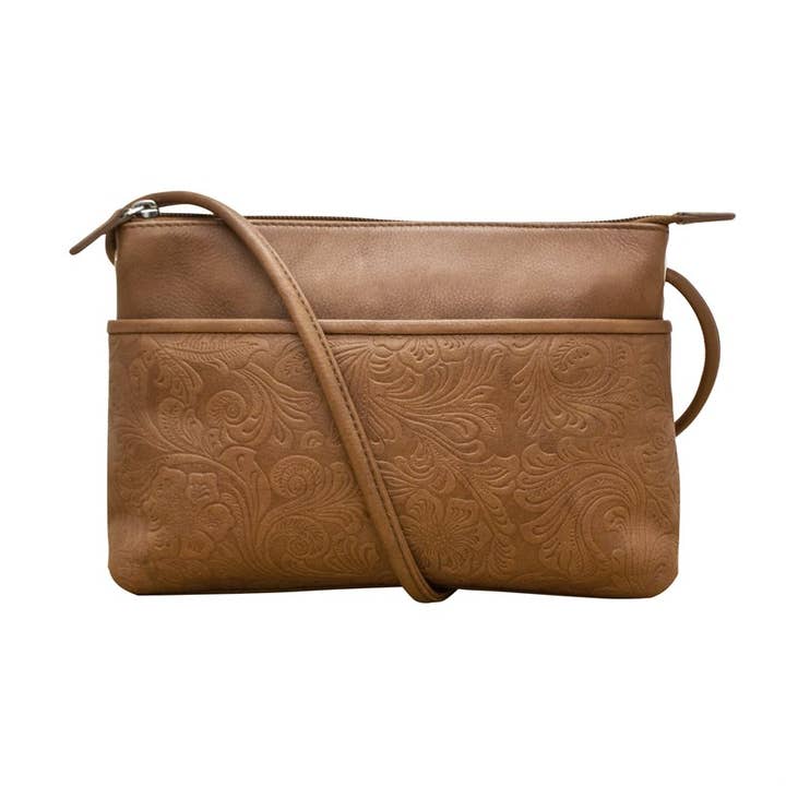 ili New York - Wholesale Crossbody Bag - Women's - Cheyenne Leather East West Crossbody