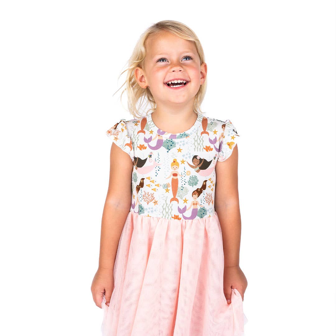 Emerson and Friends - Vendita all'ingrosso Vestito - Bambini - Abito in tulle per bambina Making Waves Mermaids Abbigliamento per bambini in bambù2