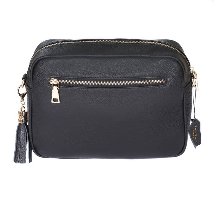 Pom Pom London – wholesale Crossbody bag – Women's – Pom Pom London City Plus Bag Black & Strap Black Mix2