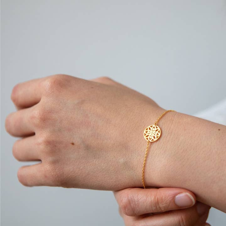 Yoga Junkies - Wholesale Charm/Dangle Bracelet - Zoeca Mandala Bracelet, Mandala-inspired Bracelet by Zoeca Design for Spiritual Connection and Style