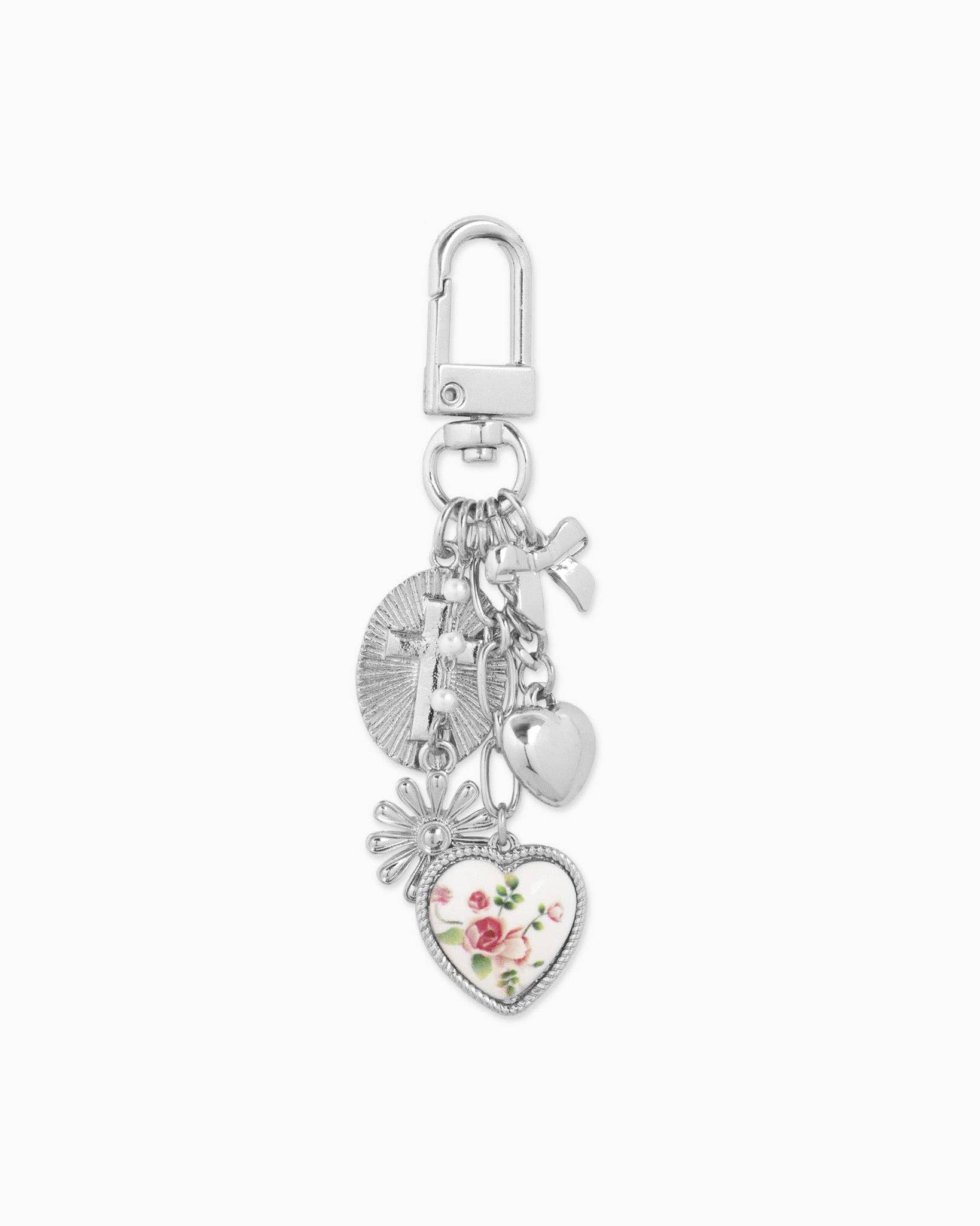 Sessori - Wholesale Purse/Bag Accessory - Women's - Multi Line Ceramic Heart Bag Charm1