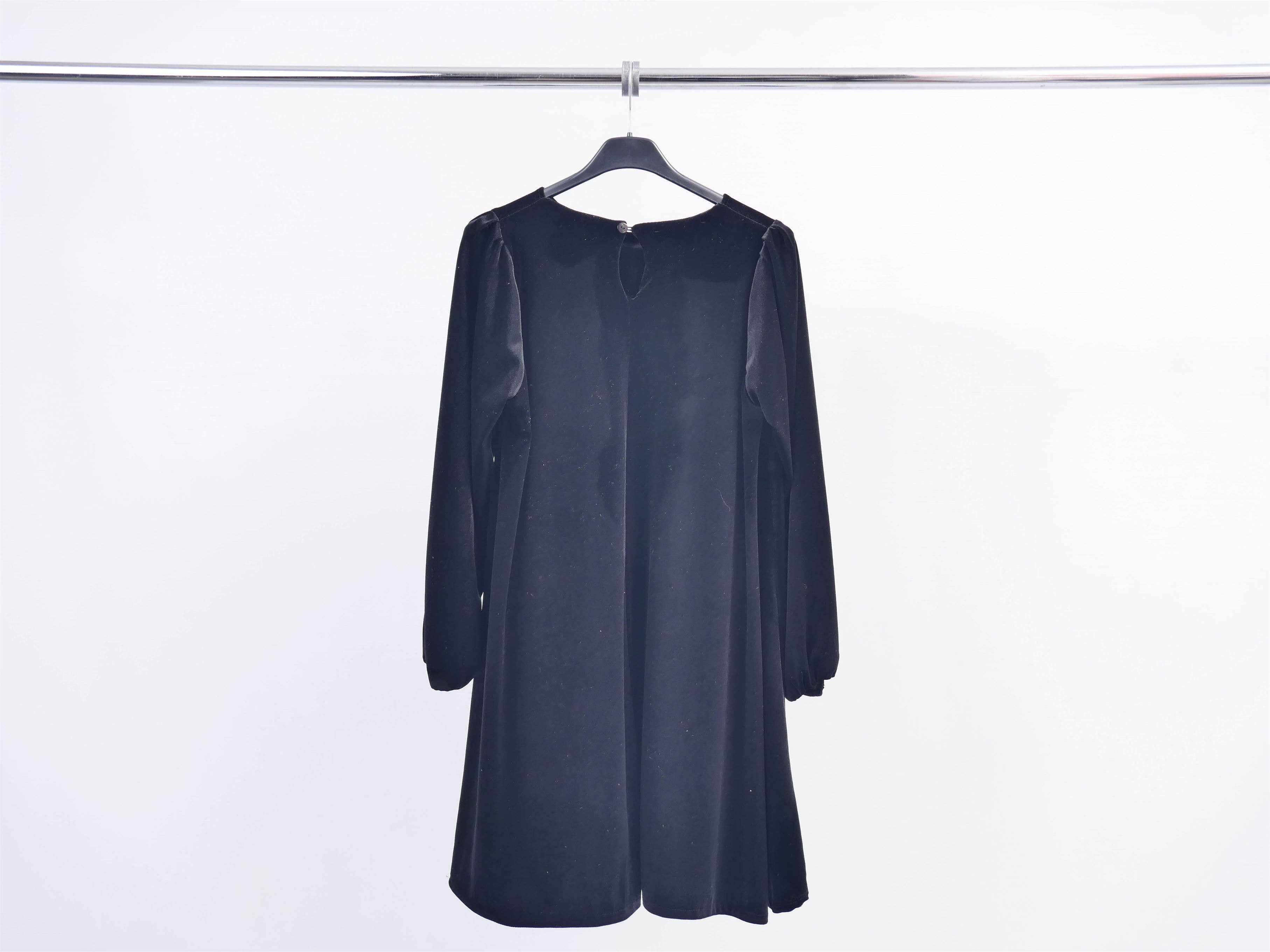 Cecile Wang – Großhandel Kleid – Damen – Kurzes Samtkleid mit langen Ärmeln TDM57822-31