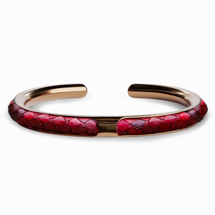 Apollo - Pulseira Python Bordeaux por atacado de Python Paris