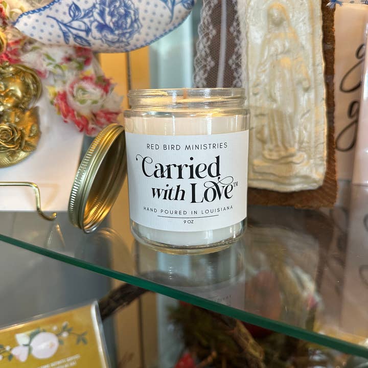 Red Bird Ministries Inc - Wholesale Jar/Filled Candle - Carried With Love Candle1