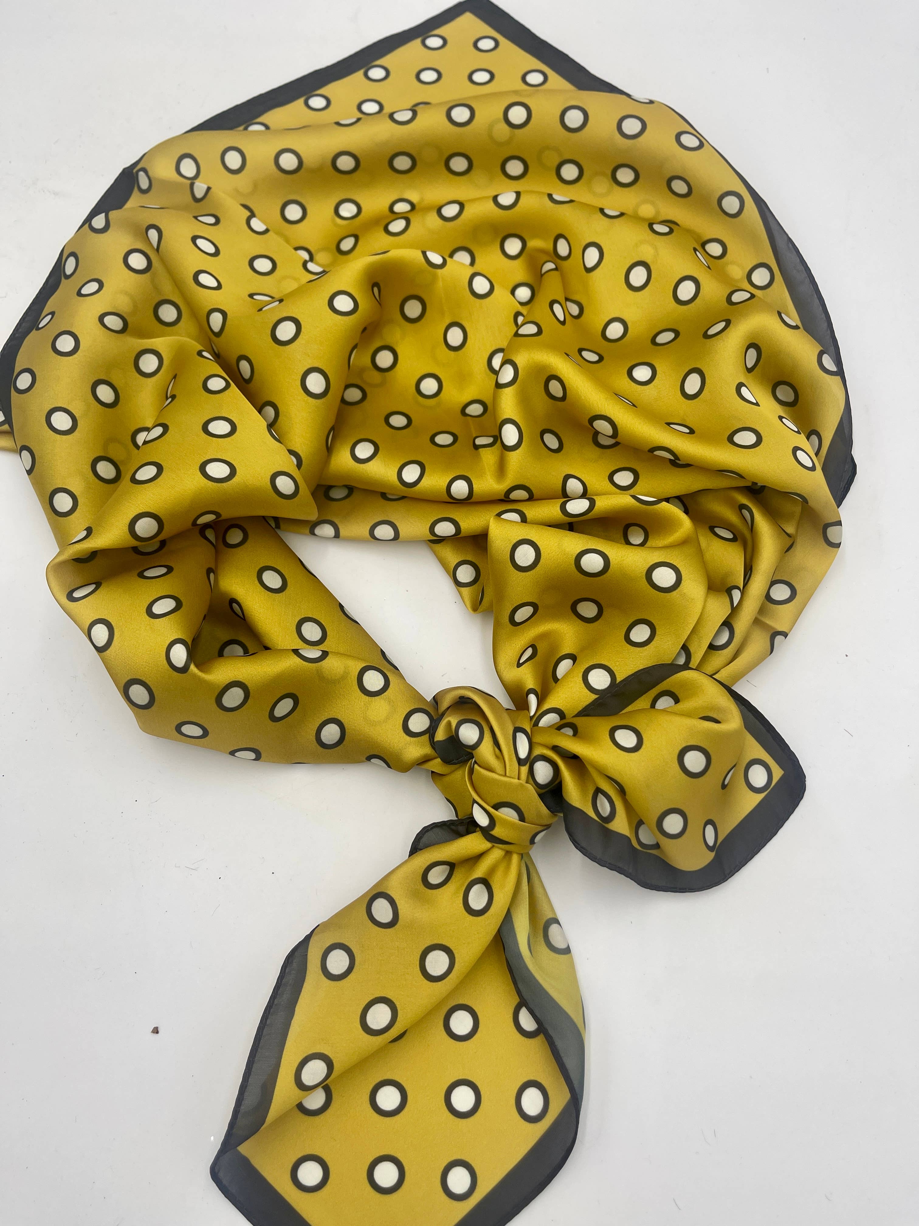 A Rare Bird Shop - Wholesale Scarf - Women's - MUSTARD DOT WILD RAG2