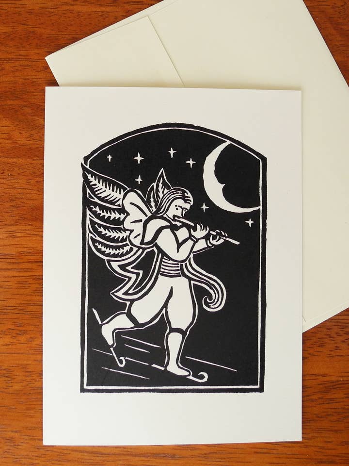 Down the Wind card for wholesale by Merrymeeting Press