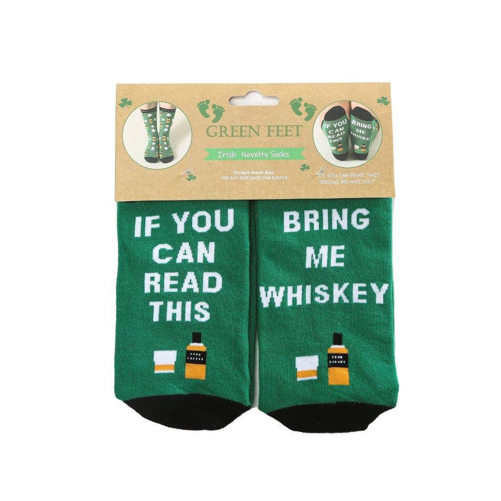 Celtic Ore Crafts - Wholesale Socks - Unisex - SOC-009 Bring me Whiskey Novelty Socks0