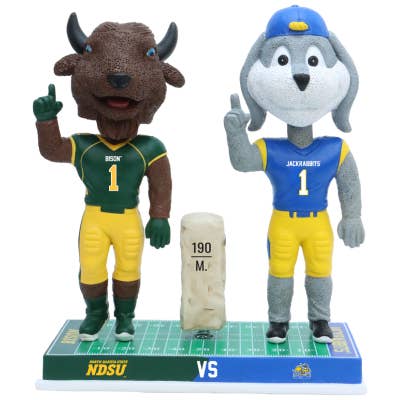 National Bobblehead Hall of Fame and Museum - Wholesale Decorative Figurine - NDSU vs. SDSU Dakota Marker Rivalry Bobblehead1