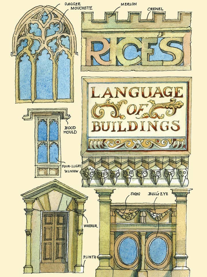 Rice's Language Of Buildings: for wholesale by Macmillan Publishers