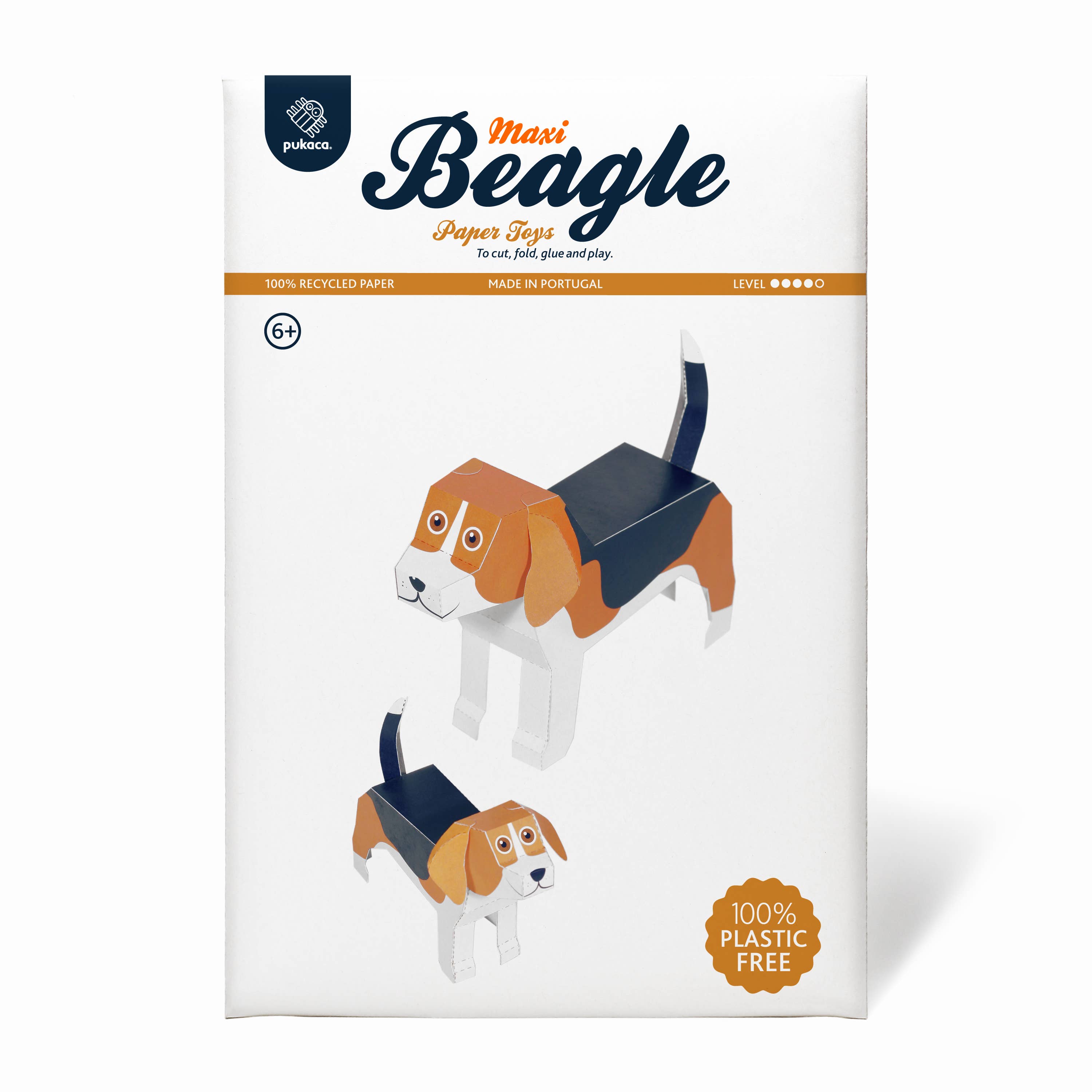 pukaca - Wholesale DIY Craft Kit - Kids - Maxi Beagle Paper Toys1