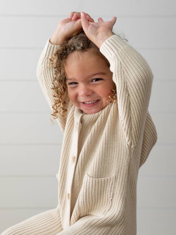 Sand Shell Hooded Knit Playsuit for wholesale by Yooushi