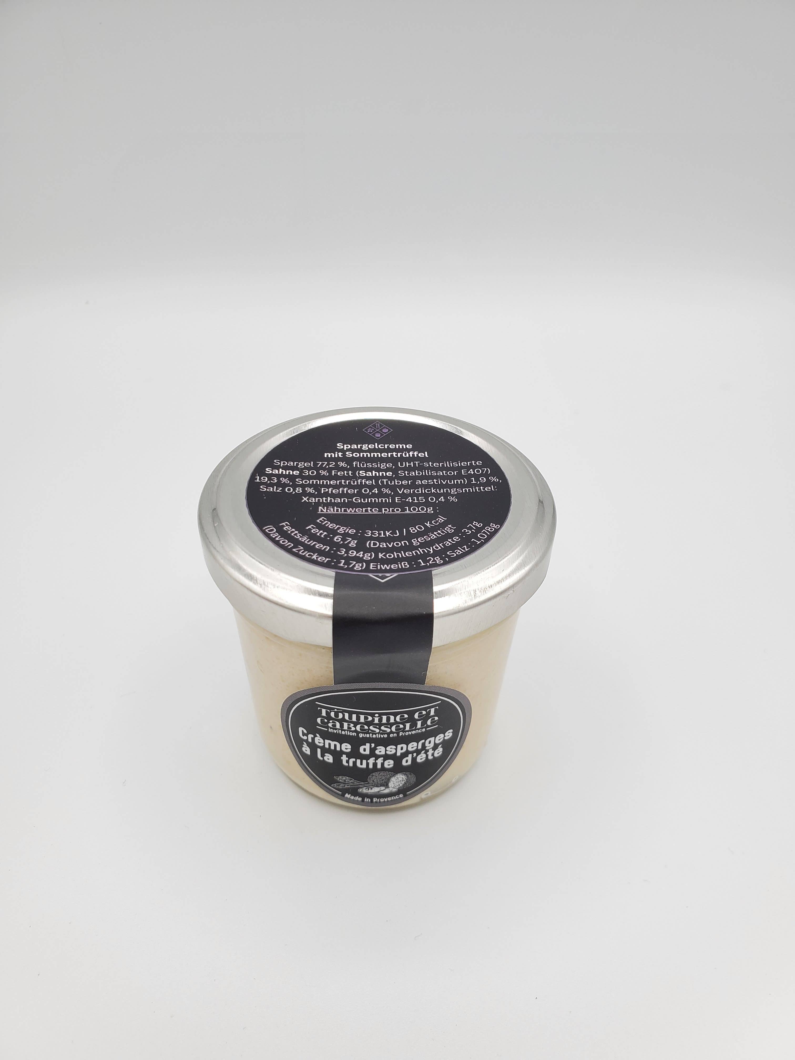 Toupine et Cabesselle - Vendita all'ingrosso Salse - Crema di asparagi al tartufo estivo1