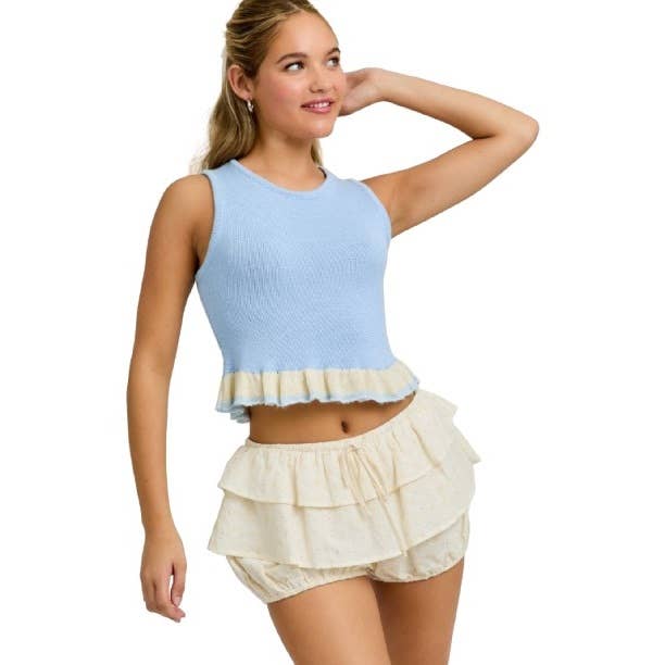 Contrast Yarn Detail Sleeveless Sweater Top and other Purchase Wholesale combining yarn to make yarn. Free Returns & Net 60 Terms on Faire trending on Faire.