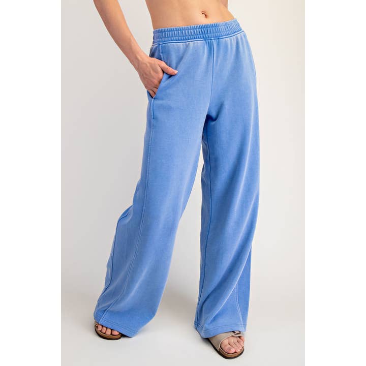 Rae Mode - Vente Pantalon – femme - PANTALON LARGE CÔTÉ CÔTELÉ LAVÉ MINÉRAL24