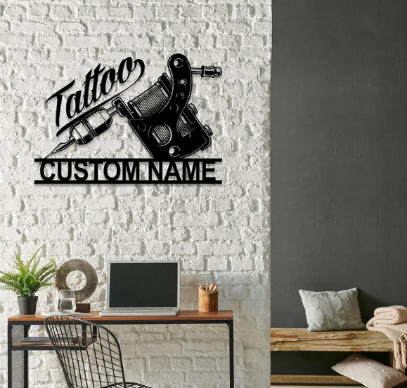 Glow Neon – wholesale Neon sign – Custom Tattoo Artist Metal Wall LED Light, Ink Studio Decor3