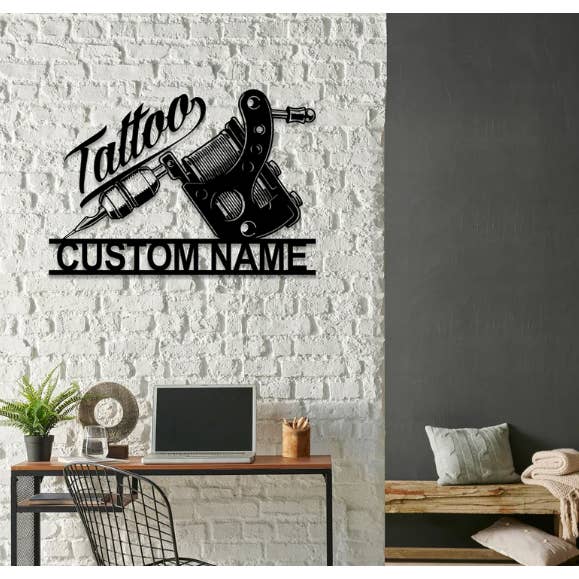 Glow Neon – wholesale Neon sign – Custom Tattoo Artist Metal Wall LED Light, Ink Studio Decor3