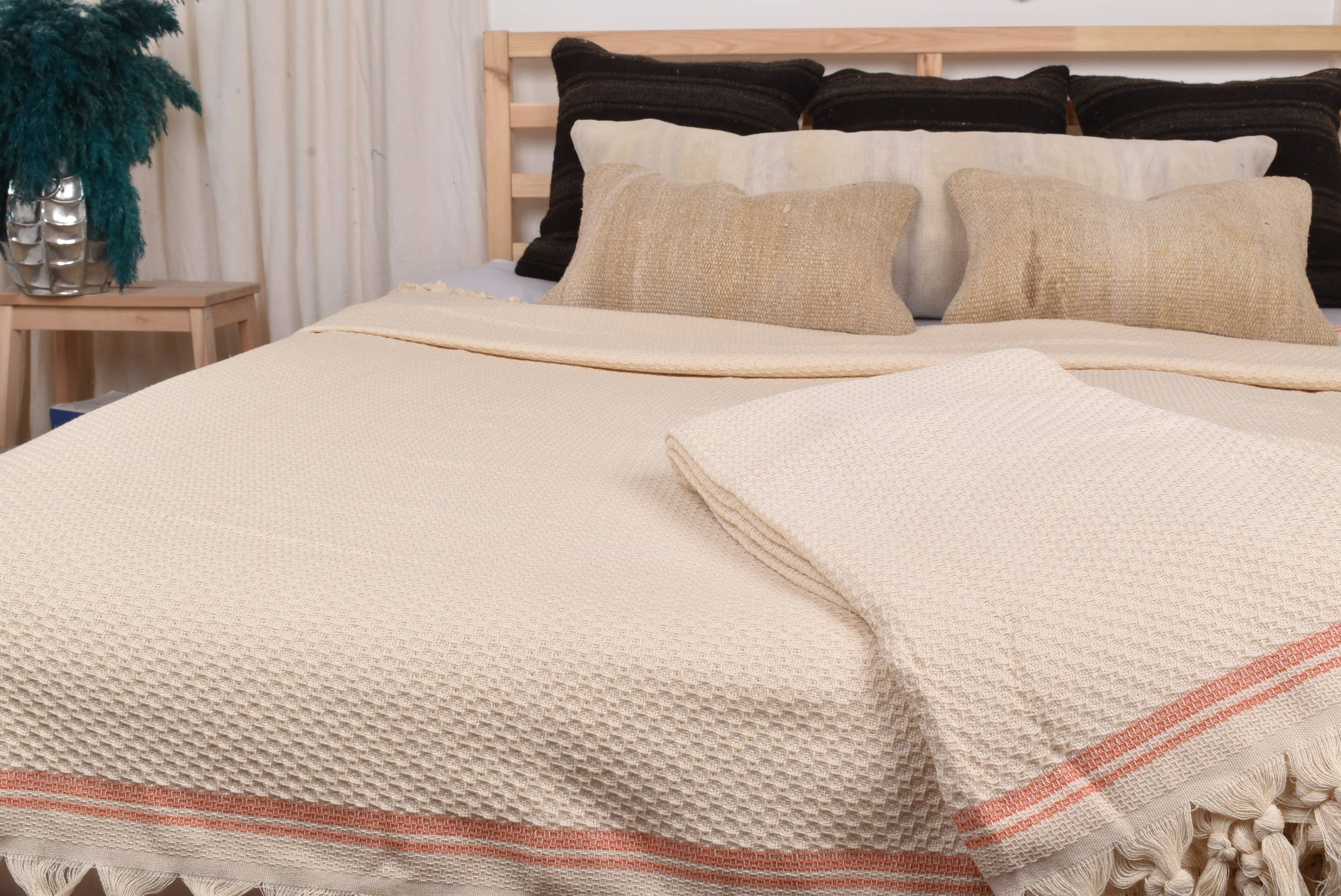 Organic Turkish Towels - Wholesale Bedding blanket - Organic Turkish Bedcover, Cozy Beach Blanket