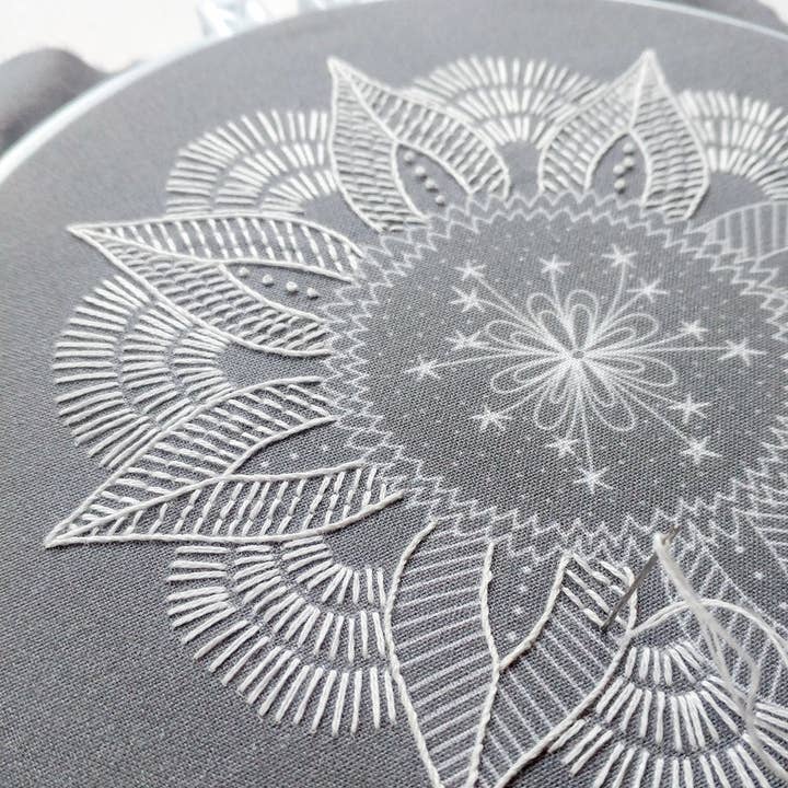 cozyblue handmade – wholesale Material för broderi/korsstygn – höst mandala broderi kit