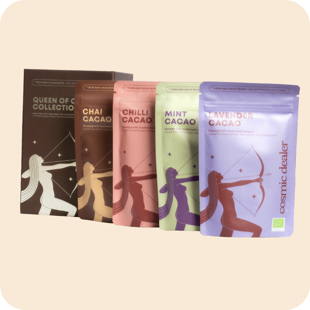 Cosmic Dealer - Venta al por mayor Preparado de chocolate caliente - Colección REINA DEL CACAO - Selección de regalos de Navidad1