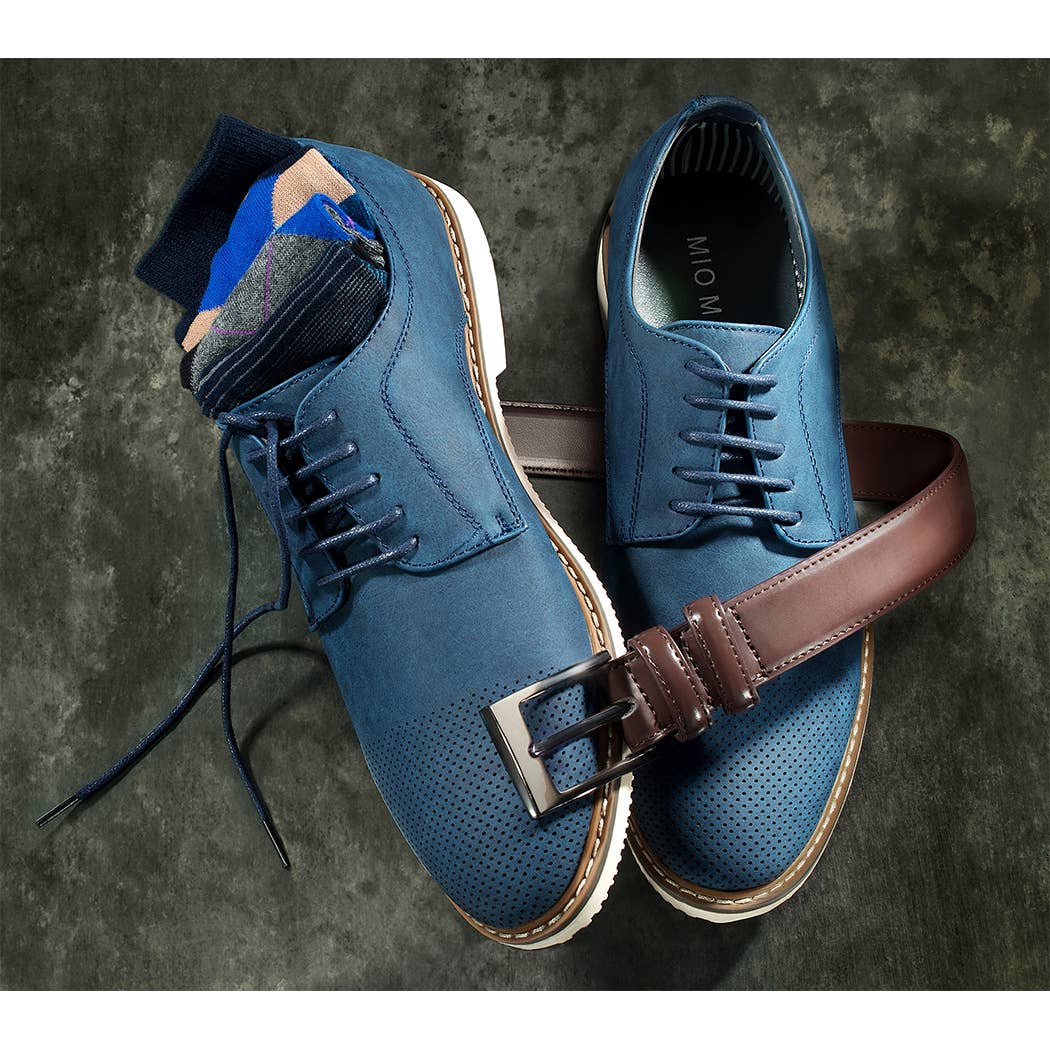 Mio Marino – Sapatos Oxford - Homem por atacado – Sapatos Oxford pontilhados4