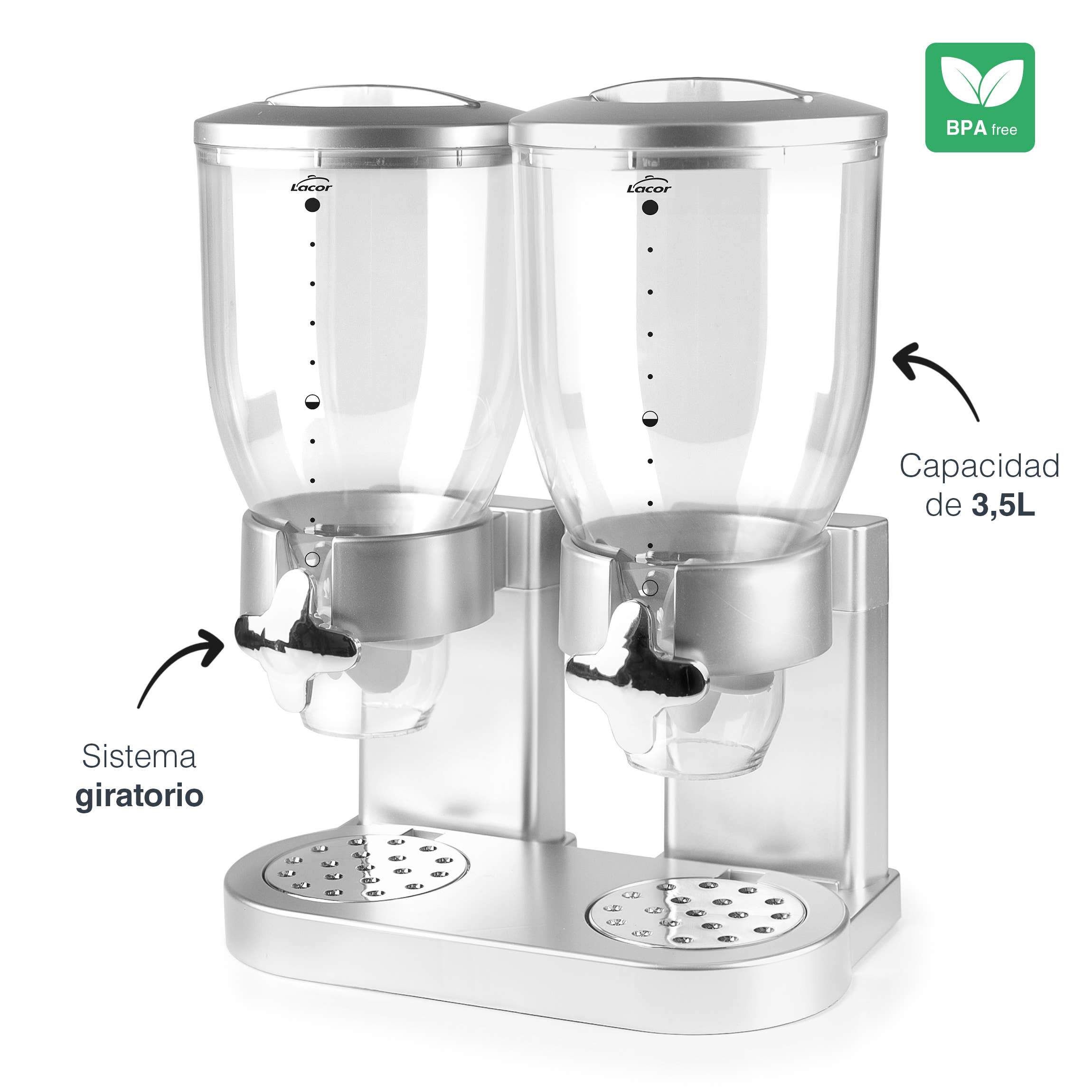 LACOR MENAJE PROFESIONAL S.L. - Wholesale Kitchen Tool/Gadget - Dual Grain Dispenser3