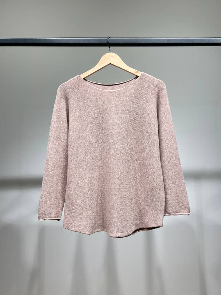 L'Emotion - Wholesale Knit Sweater - Women's - Viscose Round Neck Long Sleeve Knitted Sweater     4