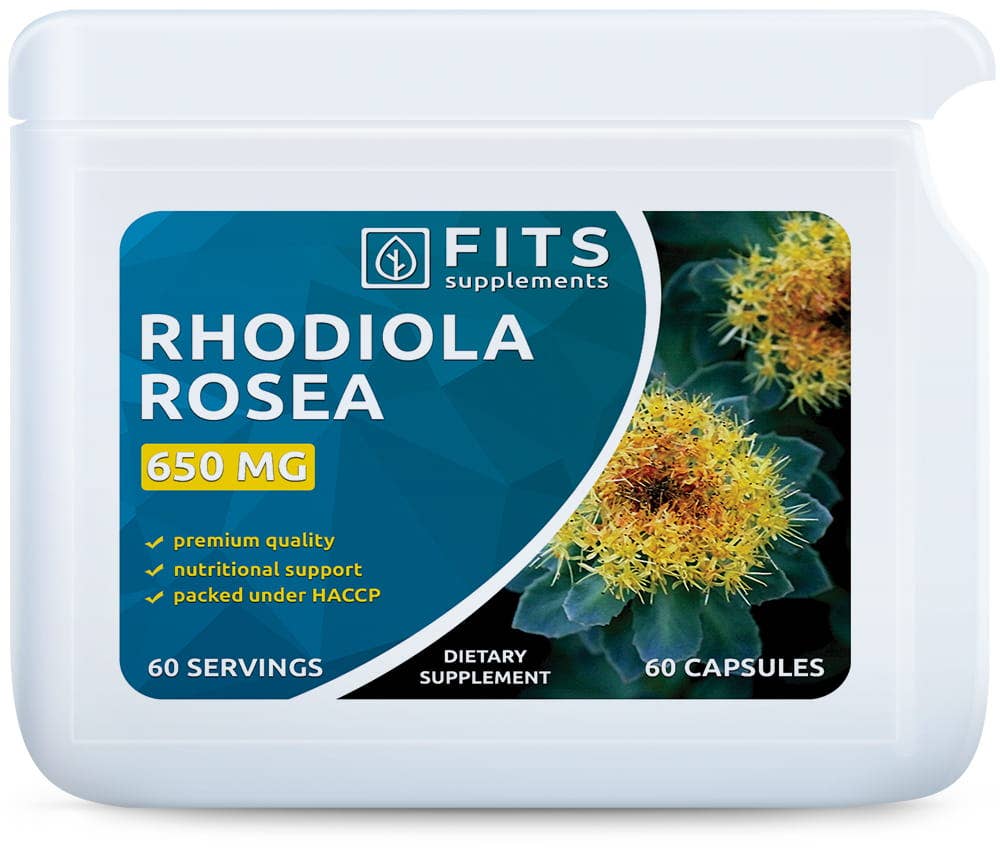 FITS - Wholesale Oral Supplement/Vitamin - Rhodiola Rosea 650mg 60 capsules0