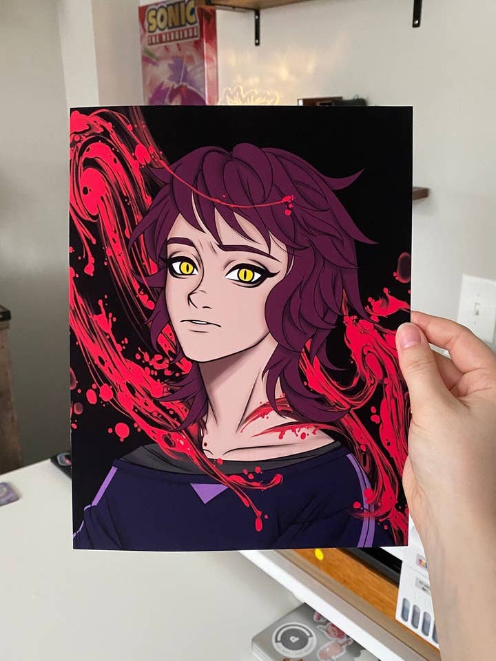 Impression d'illustration moyenne Surge Gicleé pour la vente par LilacGhostie Creations