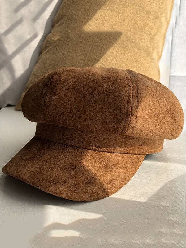 Plush Looks - Vendita all'ingrosso Basco - Donna - Cappello Basco Casual in Camoscio Disponibile in 9 Colori8