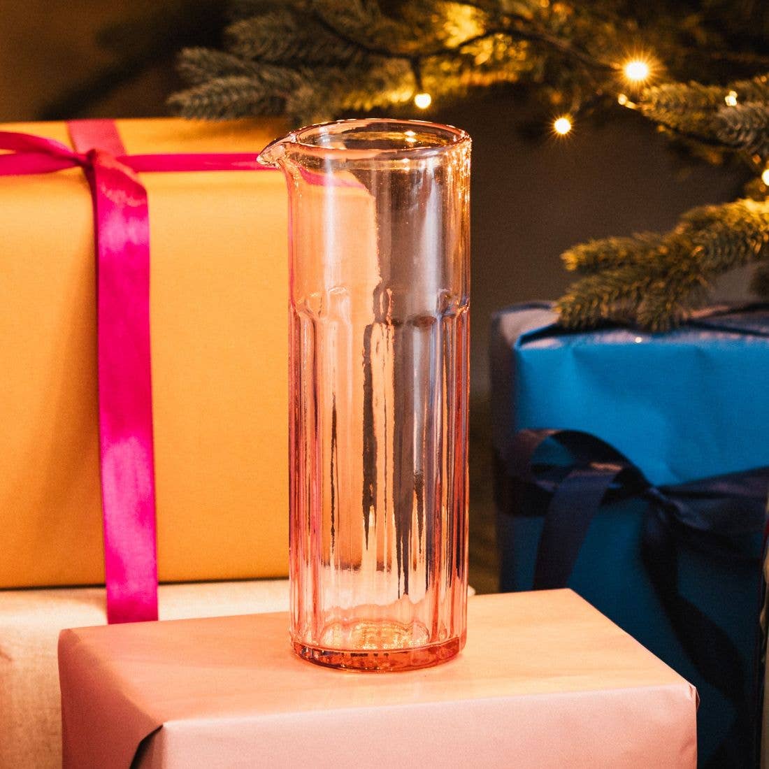 Brût Home and Glassware - Wholesale Carafe - Carafe Reed 100 CL | Jug | blush pink1