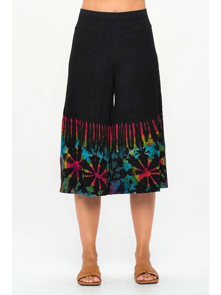 Kathmandu Imports - Wholesale Pants - Women's - Tie-Dye Capri Pants (TH-334)