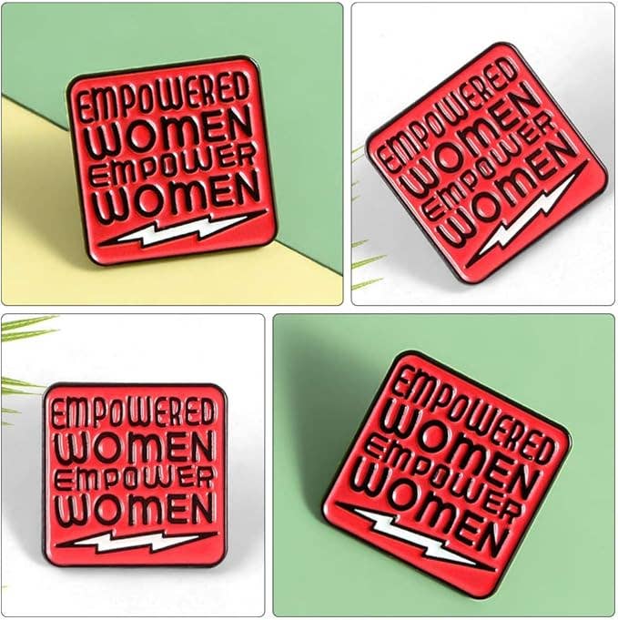 Magnifique Hearts - Wholesale Reversspeld/knoop - Vet en Mooi: Vrouwen Empoweren Enamel Pin (2,3 cm)3