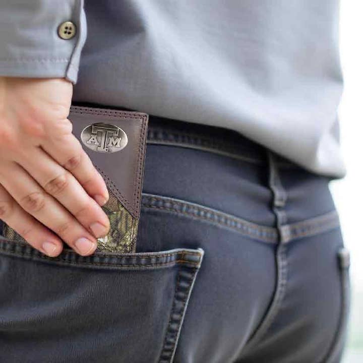 Zep-Pro - Wholesale Wallet - Men's - Texas A&M Aggies Mossy Oak Wallets.6
