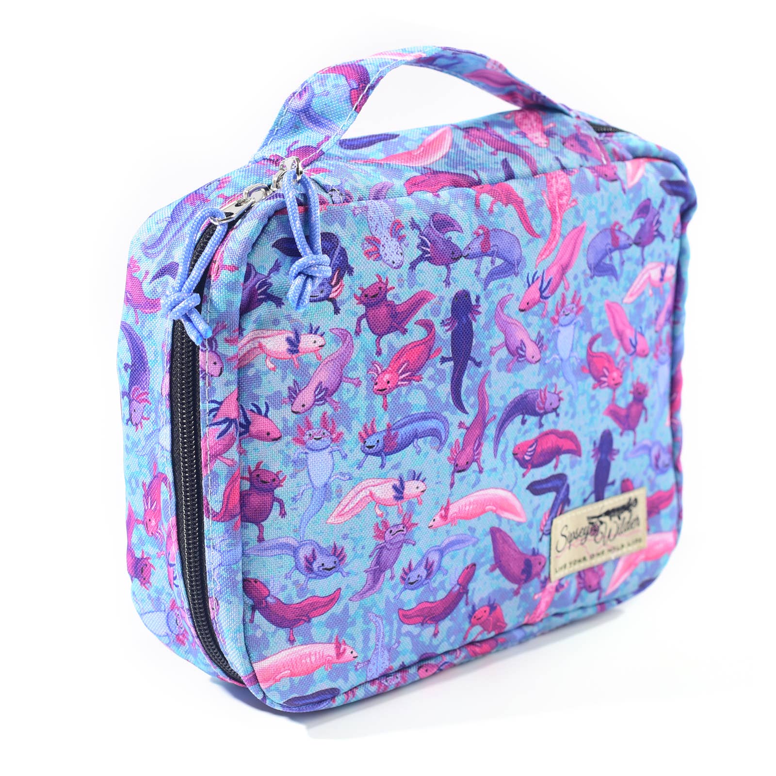 Sipsey Wilder - Wholesale Toiletry Bag - Women's - A Lotta Axolotls Travel Organizer Case2
