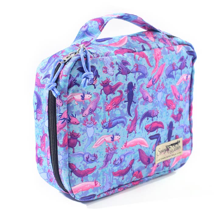 Sipsey Wilder - Wholesale Toiletry Bag - Women's - A Lotta Axolotls Travel Organizer Case2