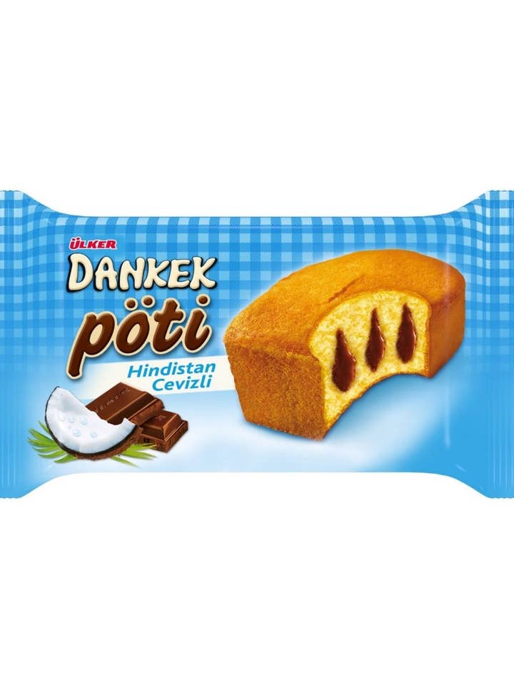 Ulker Dankek Poti Muffin Kage Kokosnød Tyrkisk Halal Premium for engroshandel hos Aladdin