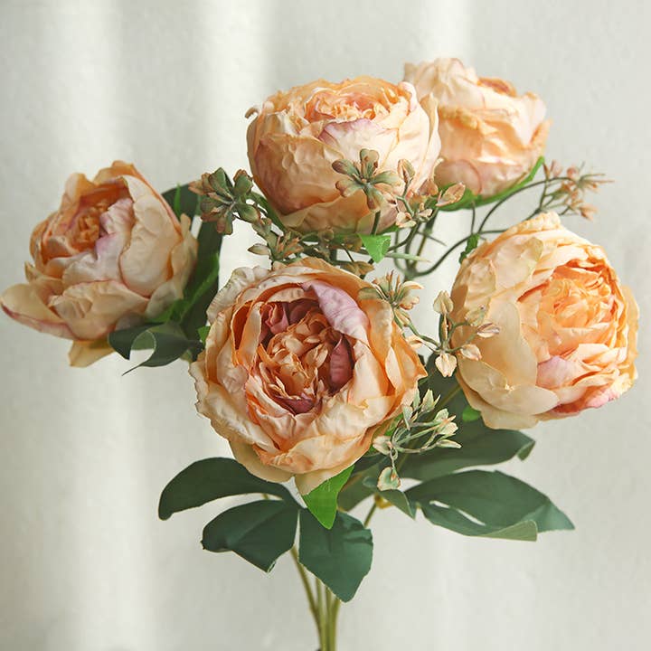ACNITE Artist Boutique – wholesale Artificial flowers – Silk Peony Flowers bouquet for home decoration vase filler
