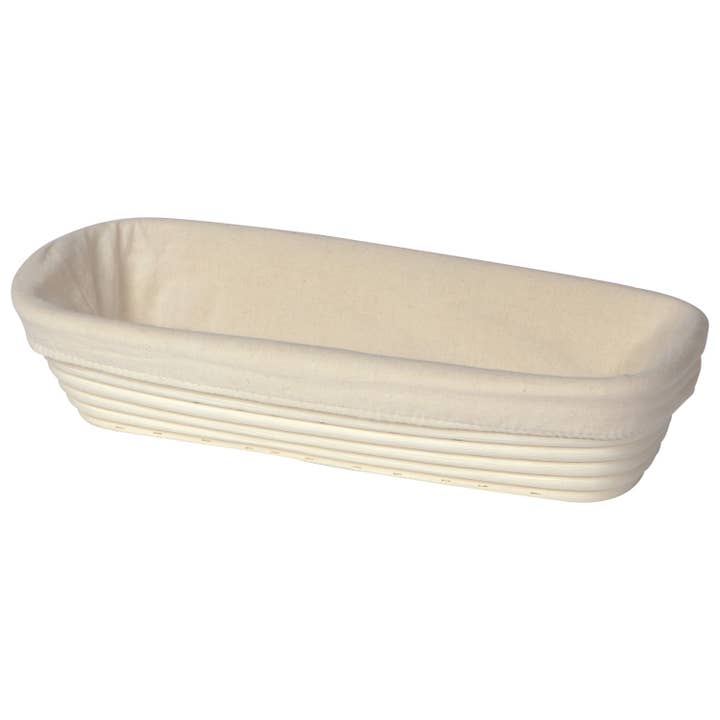 Now Designs by Danica - Wholesale Bread Pan - Banneton Natural Cotton Liner Rectangle2