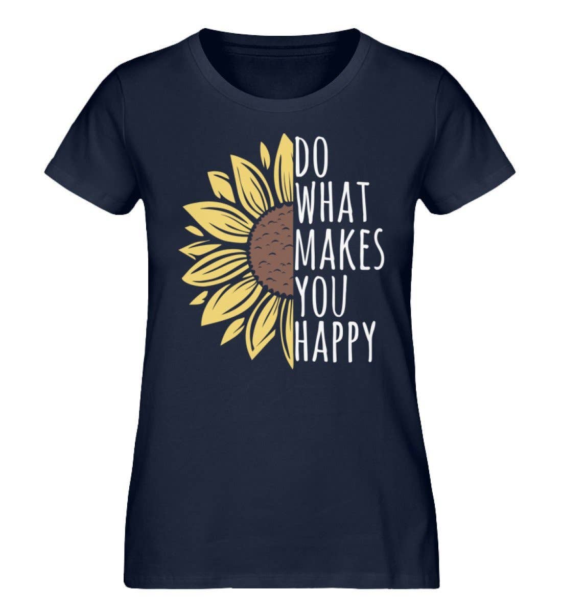 GARTENFAN - Wholesale Screen Printed T-Shirt - Women's - What makes you happy - women's premium organic shirt3