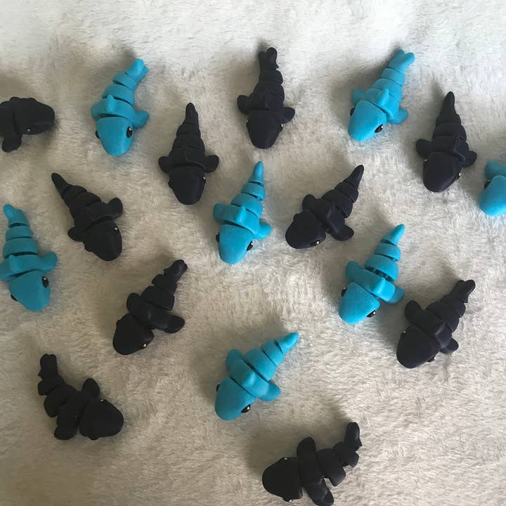 Charles Prints - Vendita all'ingrosso Giocattolo fidget - Bambini - Baby Shark/Giocattolo Fidget articolato/Stampato in 3D/Mobile2