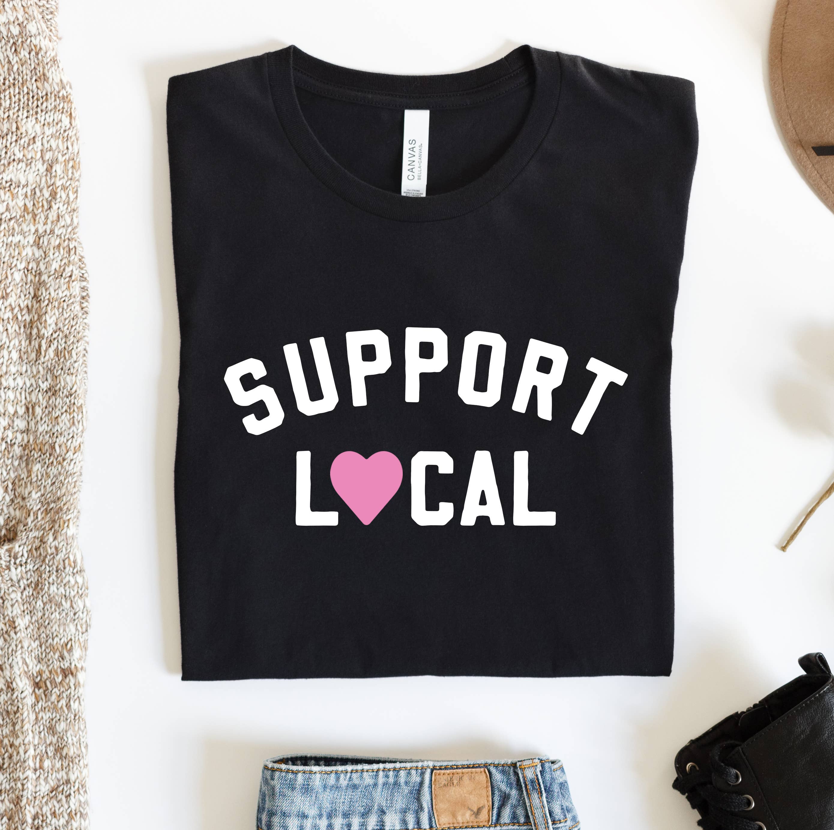 Mugsby - Wholesale Shirt - Women's - Support Local Shirt, Small Business Tee, Local Business1